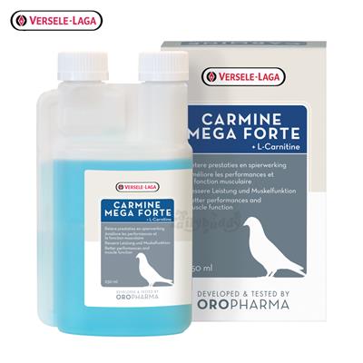 (EXP:30/07/2023) Oropharma Carmine Mega Forte คาร์มีน ป้องกันการเกิดตะคริว ให้พลังงาน (250ml), Versele-Laga